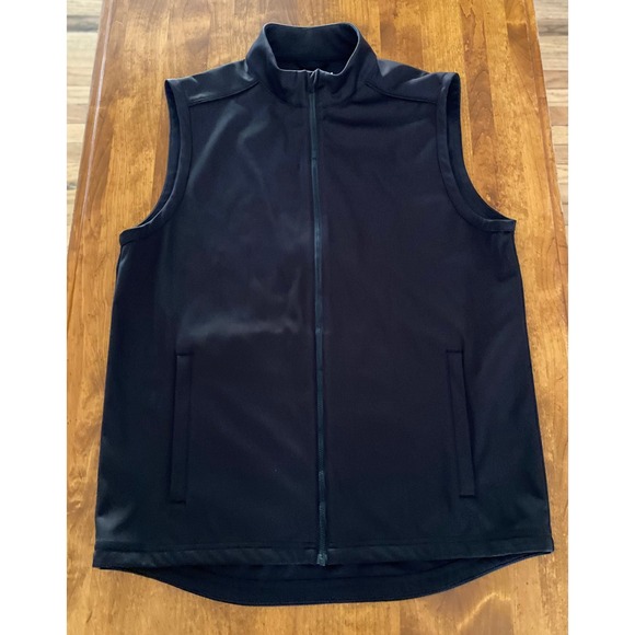 Walter Hagen Other - Walter Hagen 11 Majors Mens Black Full Zip Golf Vest Size M Sleeveless EUC
